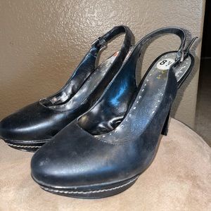BCBG Paris black heels 8.5